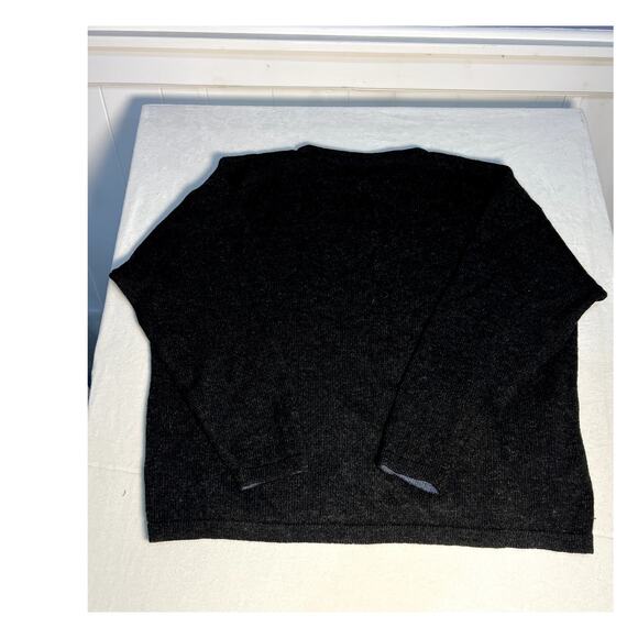 Vintage Carlyle & Kilmore 100% Wool Grey Long Sleeve Pullover Sweater XXL - Picture 2 of 7
